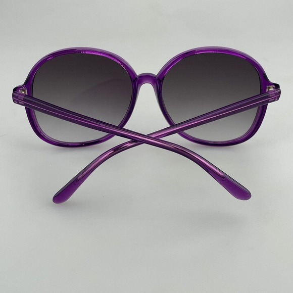 Vintage Cool-Ray Sunglasses Purple Round Oversized Retro - Picture 6 of 10